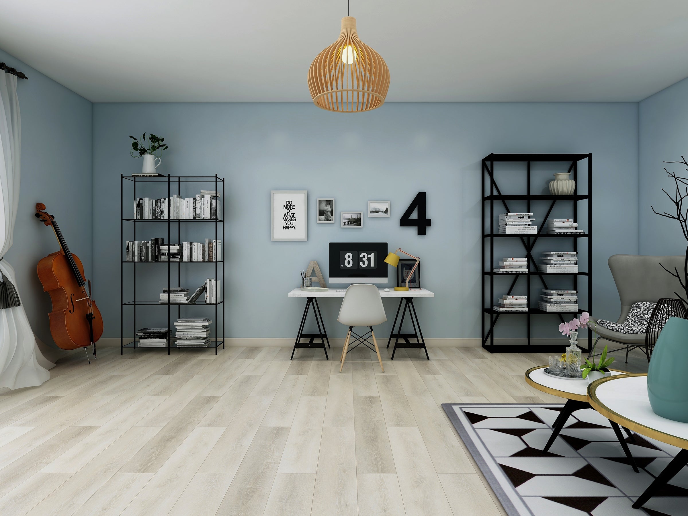 Catalina Plank Laminate Wood Plank Flooring - Ivory